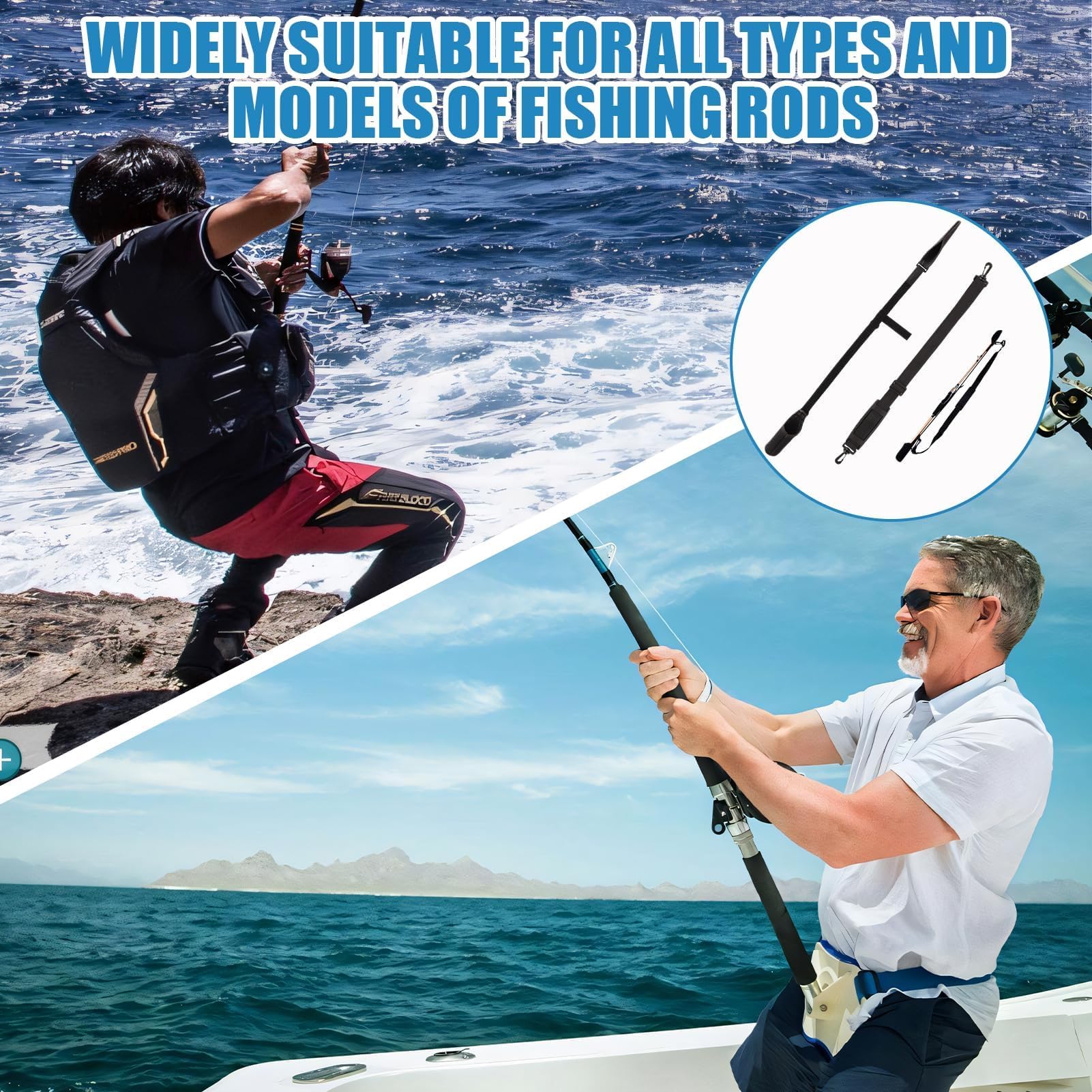 Protector de Caña de Pescar, Soporte para Caña de Pescar Funda Protectora para Carrete para Transporte Seguro y Protección Óptima, Accesorios de Pesca