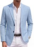COOFANDY Blazer Casual Slim Fit Sport Coats Deux Bouton Veste légère pour homme