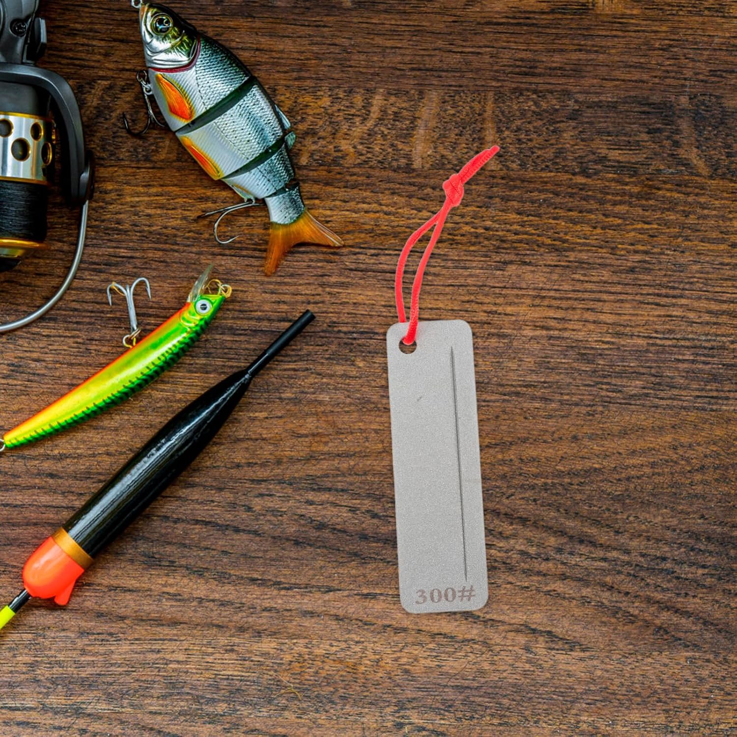 DOITOOL Portable Mini Sharpener Tool for Fish Hooks and Knives Compact Design for Easy Carrying Multipurpose Fishing and Kitchen Use for Outdoor Activities and Home Use
