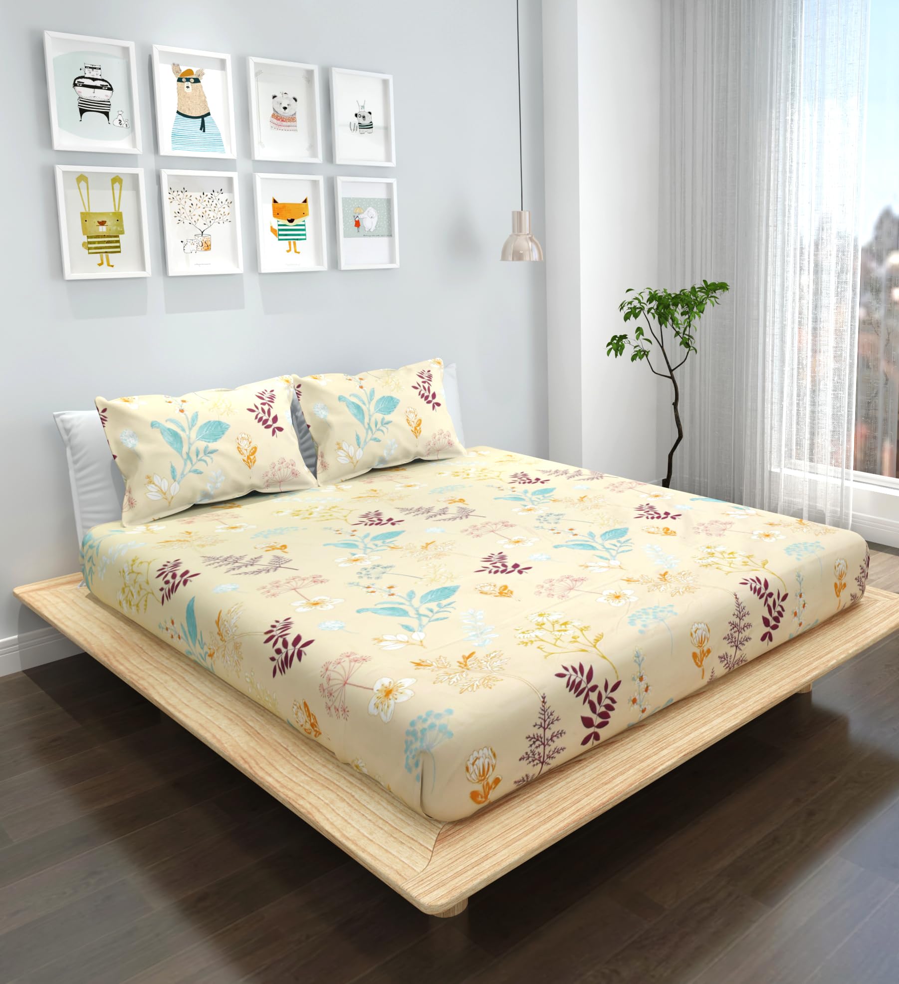 See full amazon price history chart for NUGGET King Size Elastic Pure Cotton 240 TC Multicolour Abstract Pattern Elastic Double Bedsheet with 2 Contrast Pillow Covers|(Size - 72 x 78 x 8) IK-15 NUGGET King Size Elastic Pure Cotton 240 TC Multicolour Abstract Pattern Elastic Double Bedsheet with 2 Contrast Pillow Covers|(Size - 72 x 78 x 8) IK-15 (B0CCDVD53C) Amazon Price History, Amazon Price Tracker