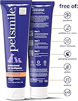 Vista 2 de Petsmile Pasta de Dientes Profesional para Mascotas para Gatos y Perros - Única Pasta de Dientes Aceptada por VOHC - Clínicamente Comprobada