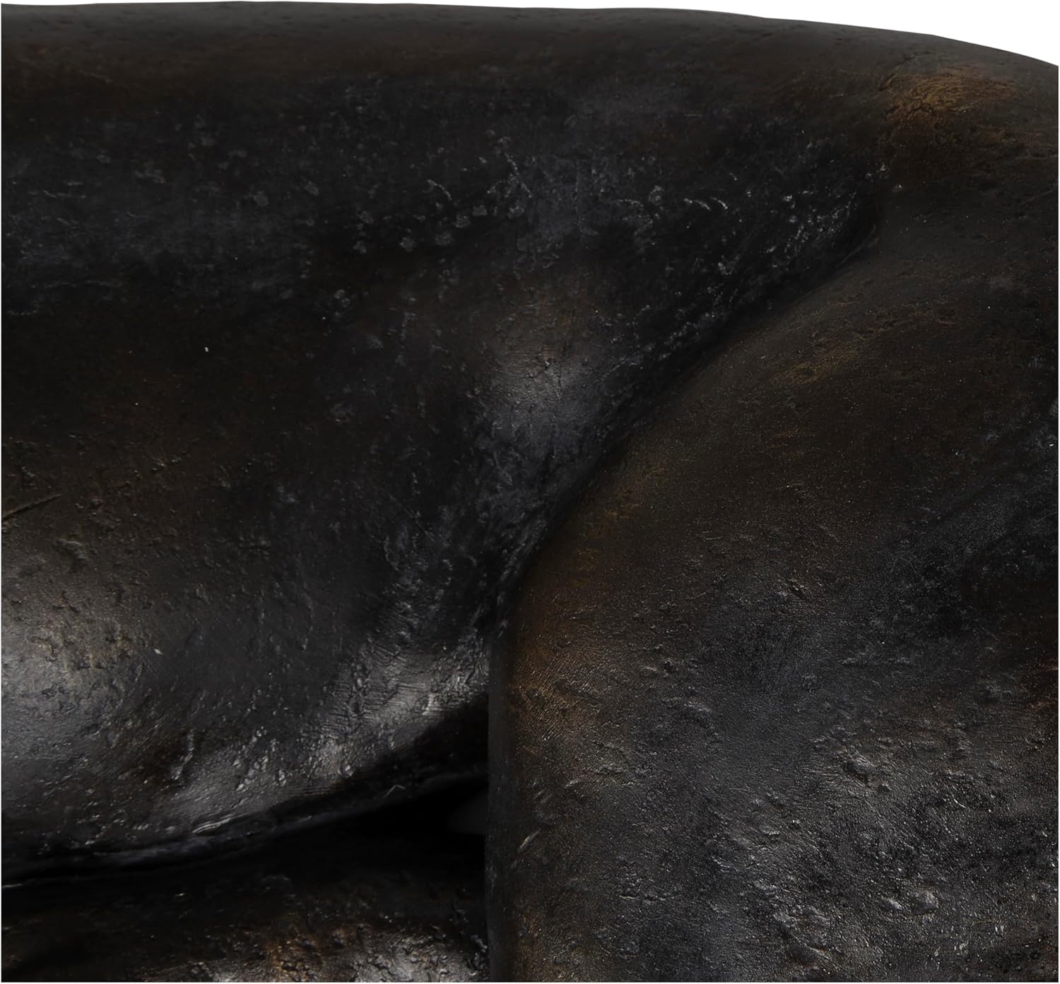 Deco 79 Polystone Leopard Decorative Sculpture Laying Home Decor Statue, Accent Figurine 29" x 14" x 13", Black - Image 7