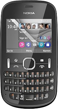 Nokia Asha 201 SIM Free For 2G Not 3G compatible Mobile Phone Graphite