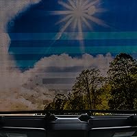 Vista 9 de Parasol compatible con Ford Bronco 2021, 2022, 2023, 2024 2025, nuevo Ford Bronco de 4 puertas, parasol de bikini superior para techo, accesorios