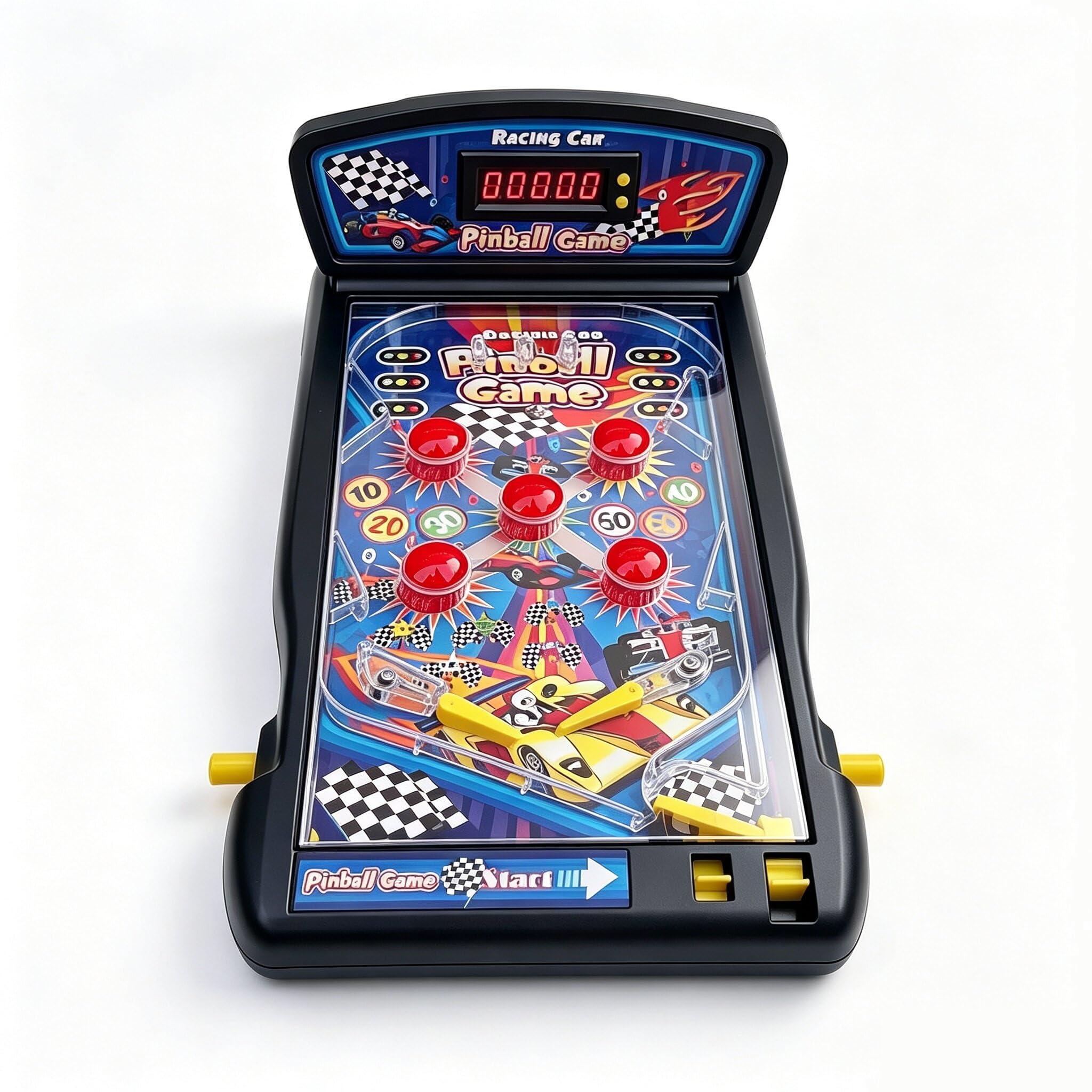 Amazon | Trisquirrel レーシングカー ピンボールマシン 卓上