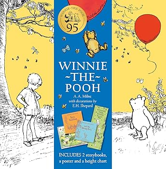 Winnie-the-Pooh: Gift Box (with 2x books, height chart & poster