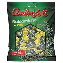 Ambrosoli Caramelle Balsamiche al Miele, 135g