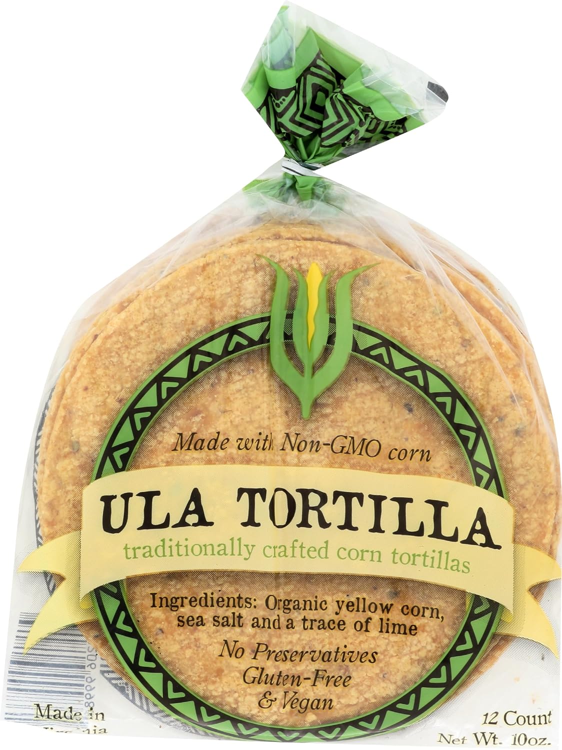 ULA TORTILLAS Tortillas Corn, 10 OZ