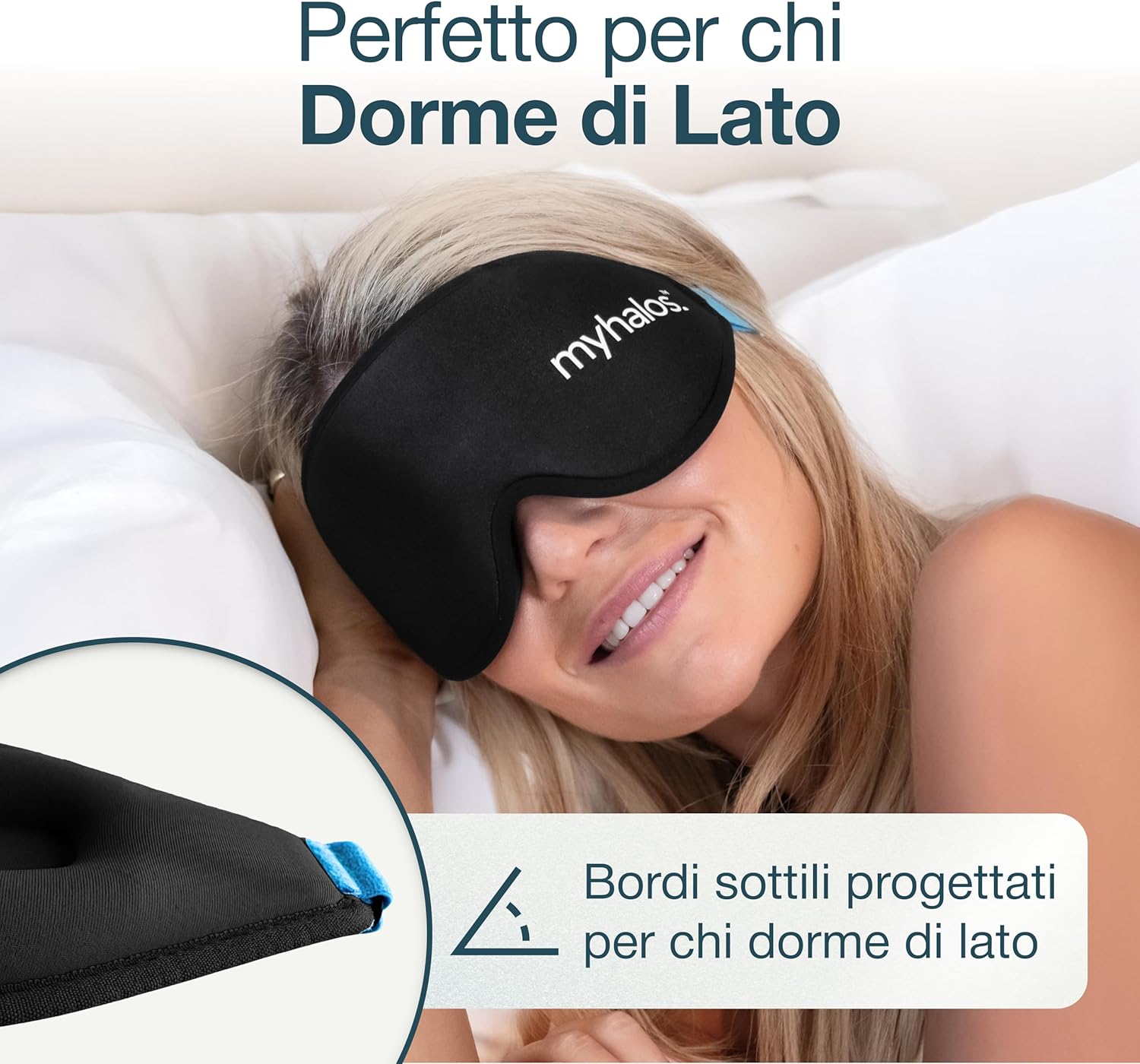 MyHalos® Mascherina per Dormire immagine 2