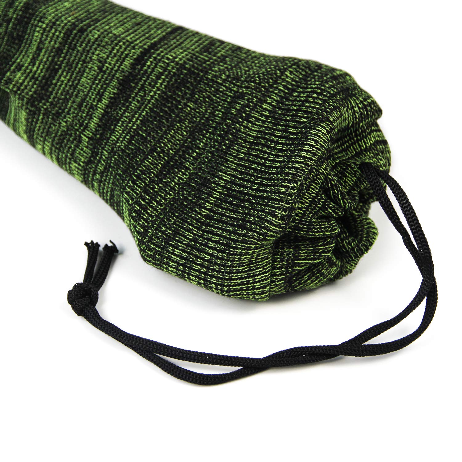 Funda Tipo Calcetín para Rifle o Escopeta 136 cm Tejida Tratada Aceite de Silicona Verde Fluorescente