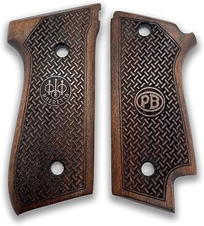 ヒデロー　Beretta 木製グリップ エンボスロゴ付き ヒデロー Beretta 木製グリップ エンボスロゴ付き ヒデロー様