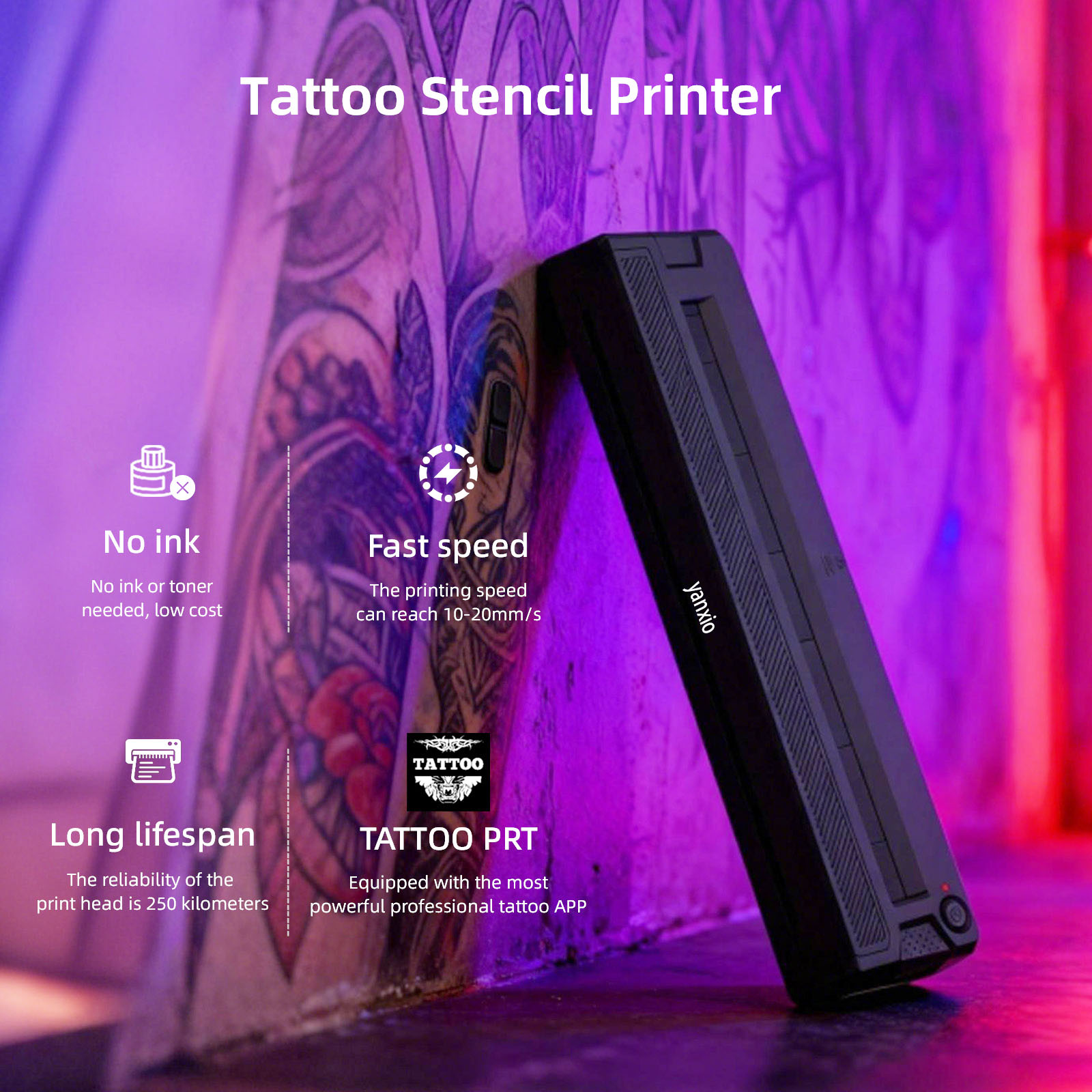 Amazon.com: Tattoo Stencil Printer Machine for Beginners & Artists