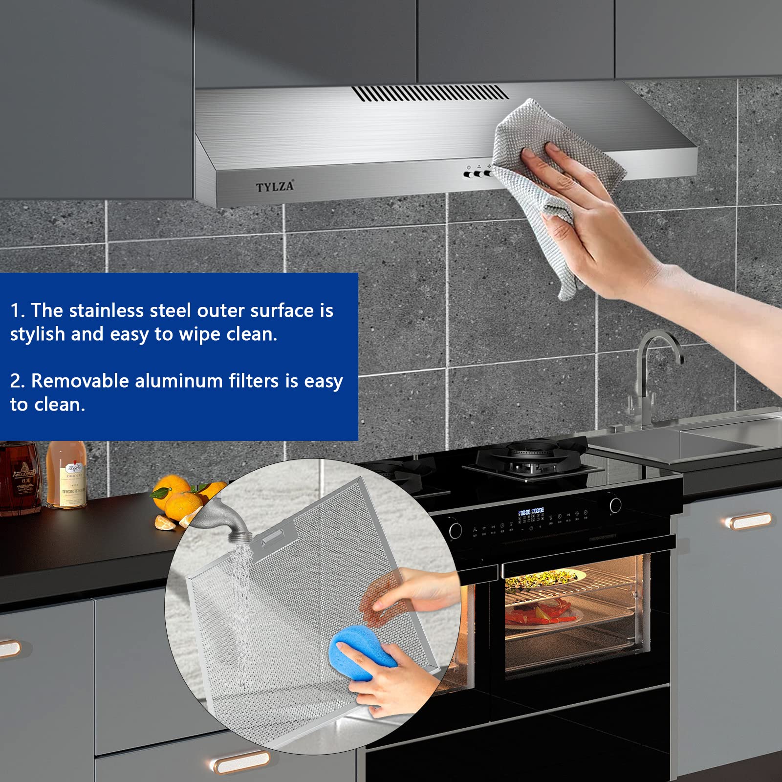 30 under cabinet range hood 600 cfm