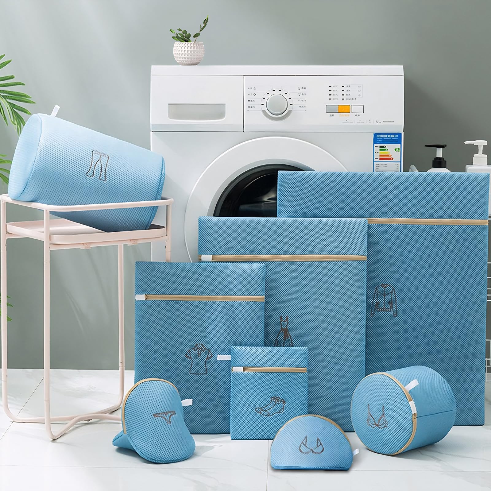 Amazon.co.jp : 洗濯ネット セット 8枚セット ランドリーネット