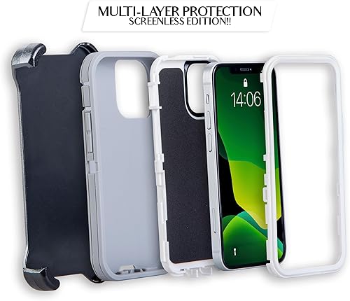 Miniatura 3 de WallSkiN Funda para iPhone 13 Pro (6.1 pulgadas) con 2 protectores de pantalla  Resistente de cuerpo completo de grado militar protección contra