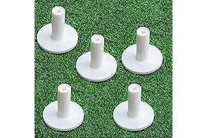 FINGER TEN Golf Driving Range Rubber Tee, Value 5 Pack