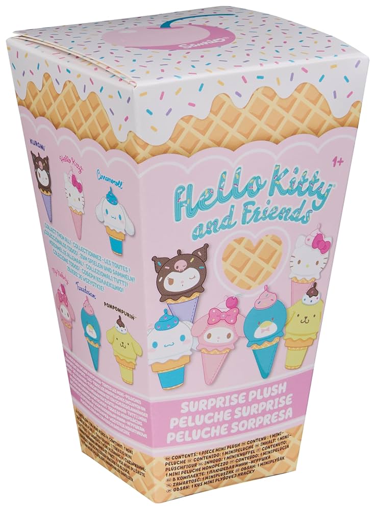 ハローキティ アイスクリームコーン ぬいぐるみ Amazon.co.jp: GUND 1 4 (6 1) : おもちゃ