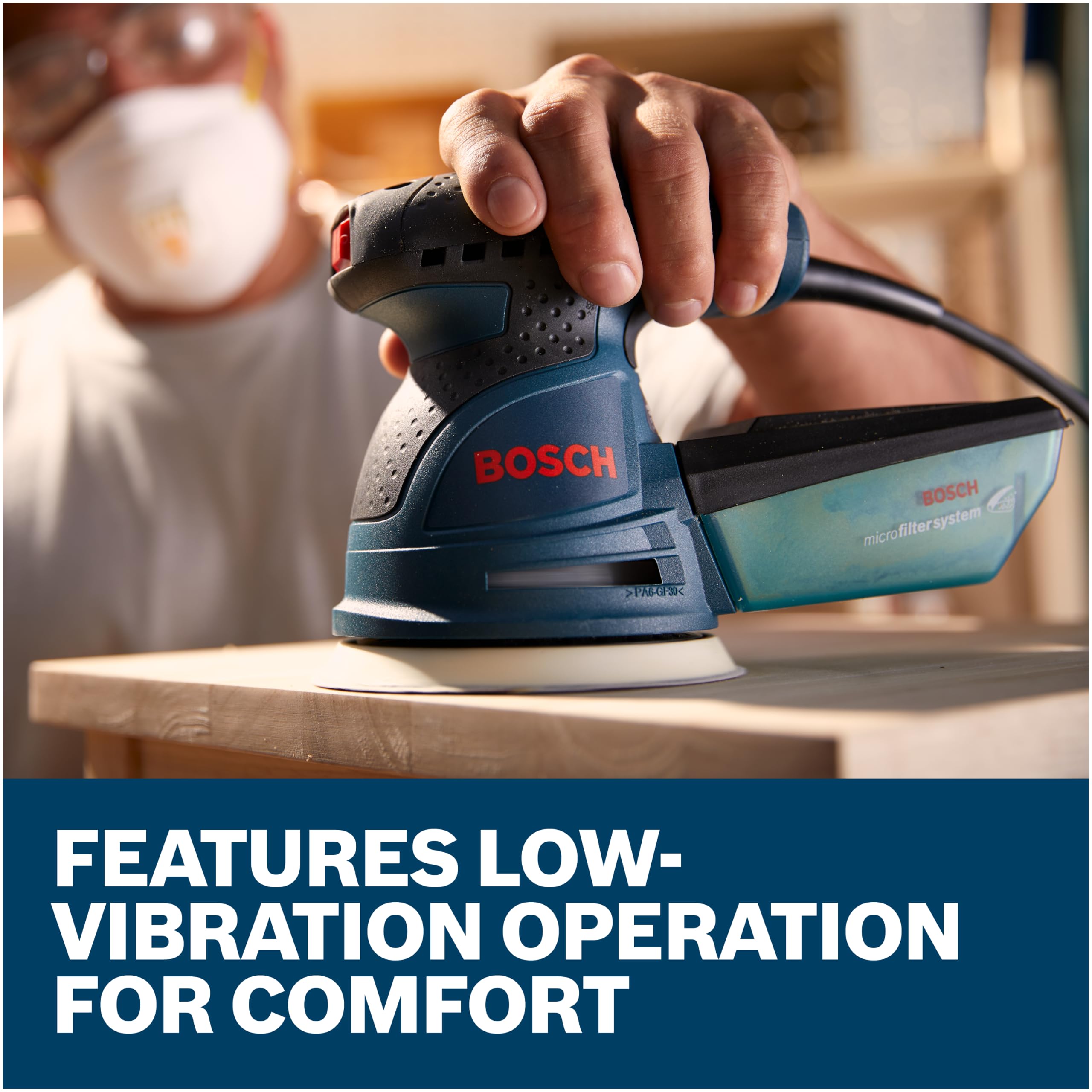Bosch ROS20VSC Palm Sander - Smooth Finish -5