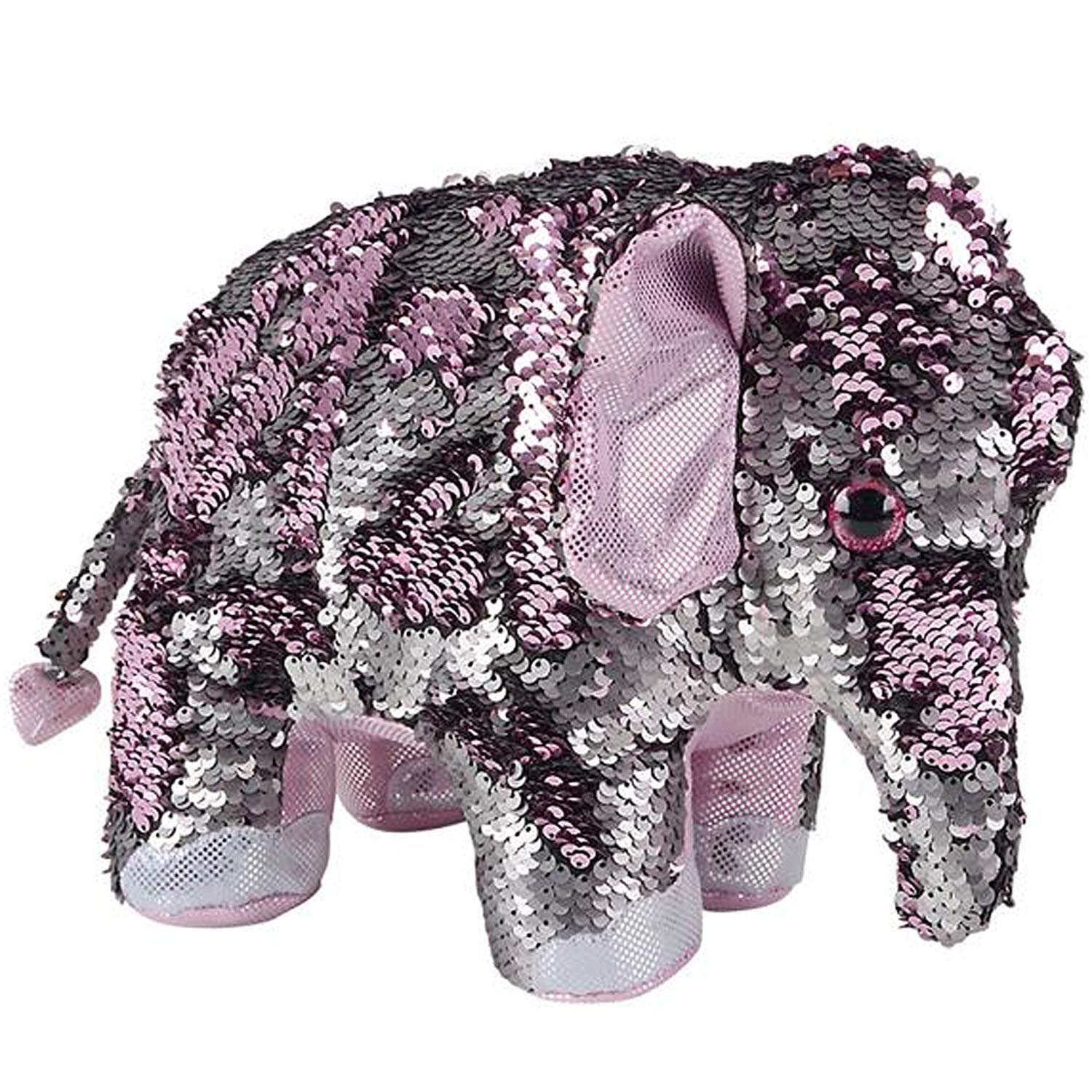 Adventure Planet Mermaid Sequin 12" Plush Elephant