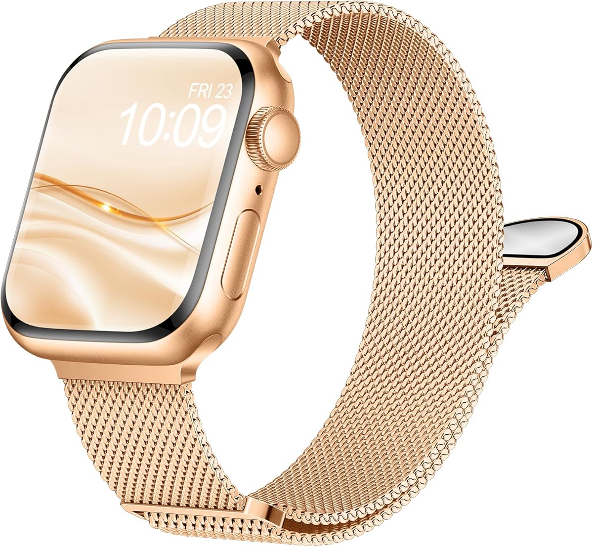 Stainless Steel Milanese Loop Compatible with Apple Watch Strap 38mm 40mm 41mm 42mm 44mm 45mm 46mm 49mm, Magnetic Clasp Band for iWatch Bracelet Apple watch Series 11 10 9 SE 8 7 6 5 4 3 2 1 Ultra