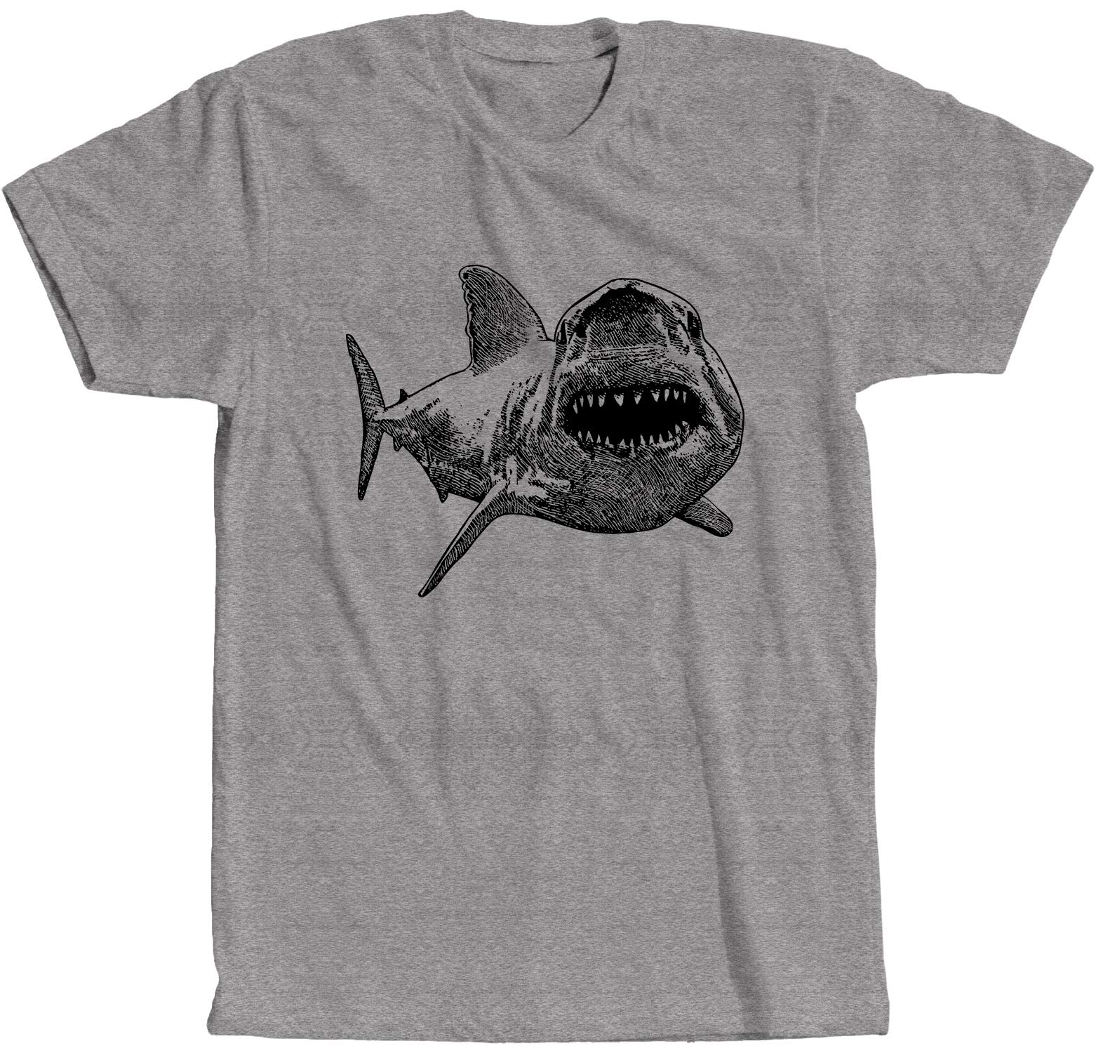 New York Fashion PoliceGreat White Shark T-Shirt Shark Teeth Attack Jaw Tee for Men Women