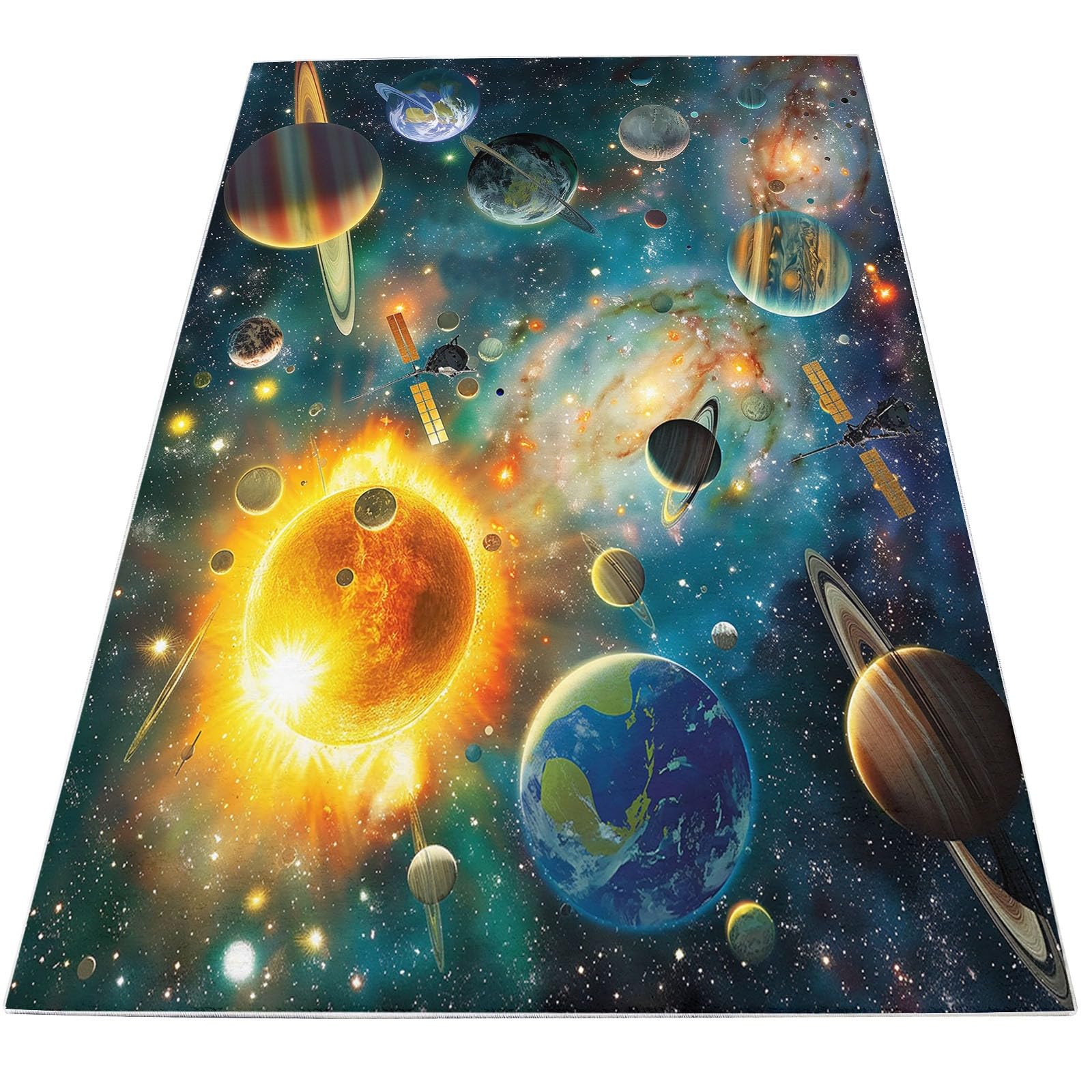 Tapis Imprimé Étoiles Étoiles Soleil 180x240 cm Tapis Doux et Antidérapant Lavable en Machine, Moquette à Poils Ras Ciel Étoilé Facile d'Entretien pour Salon Chambre à Coucher Cuisine Bureau Tapis Imprimé Étoiles Étoiles Soleil 180x240 cm Tapis Doux et Antidérapant Lavable en Machine, Moquette à Poils Ras Ciel Étoilé Facile d'Entretien pour Salon Chambre à Coucher Cuisine Bureau