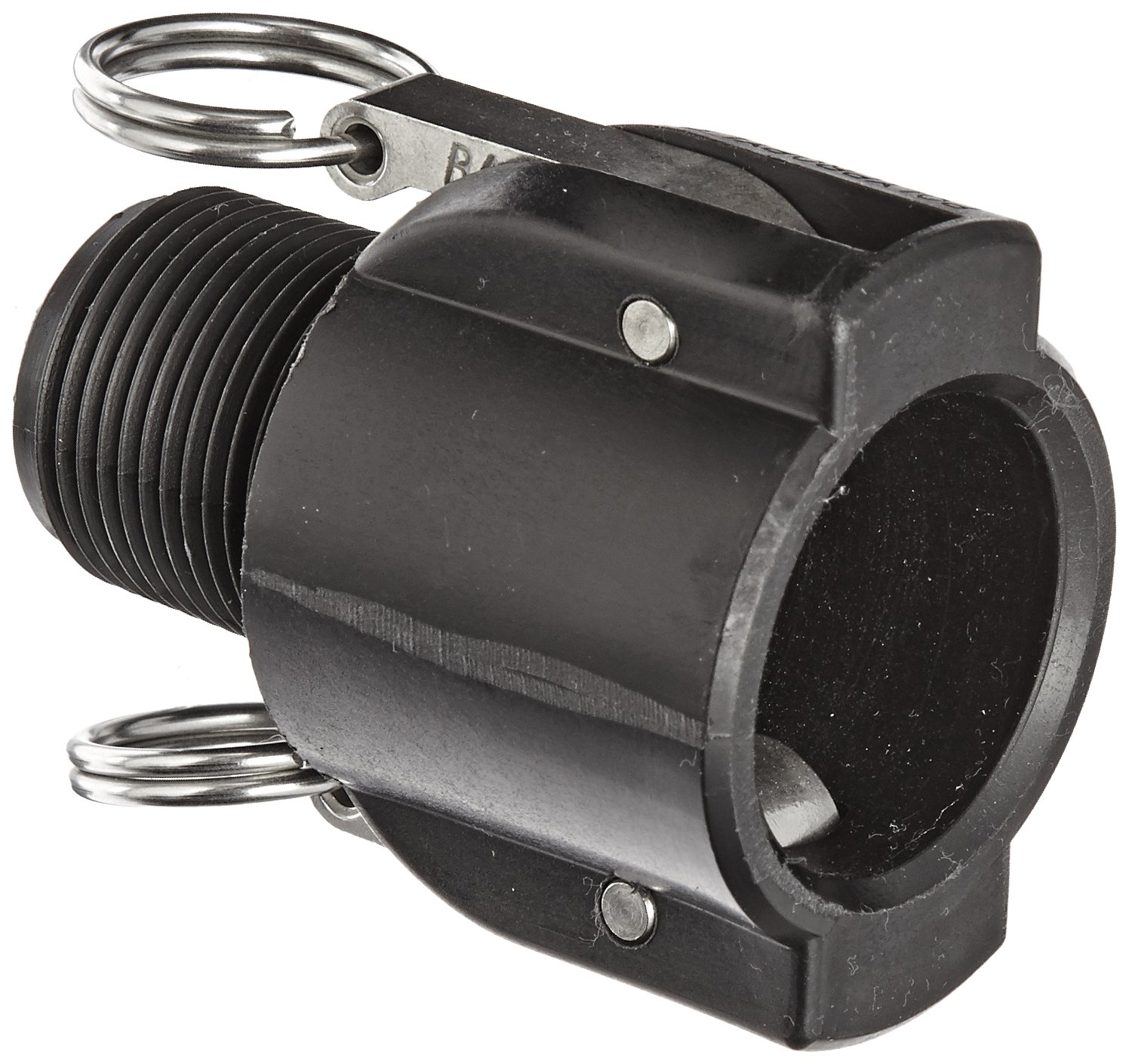 Banjo 100B Polypropylene Cam & Groove Fitting, 1 Female Coupler x NPT Male