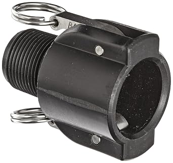 Banjo 100B Polypropylene Cam & Groove Fitting, 1" Female Coupler x NPT Male
