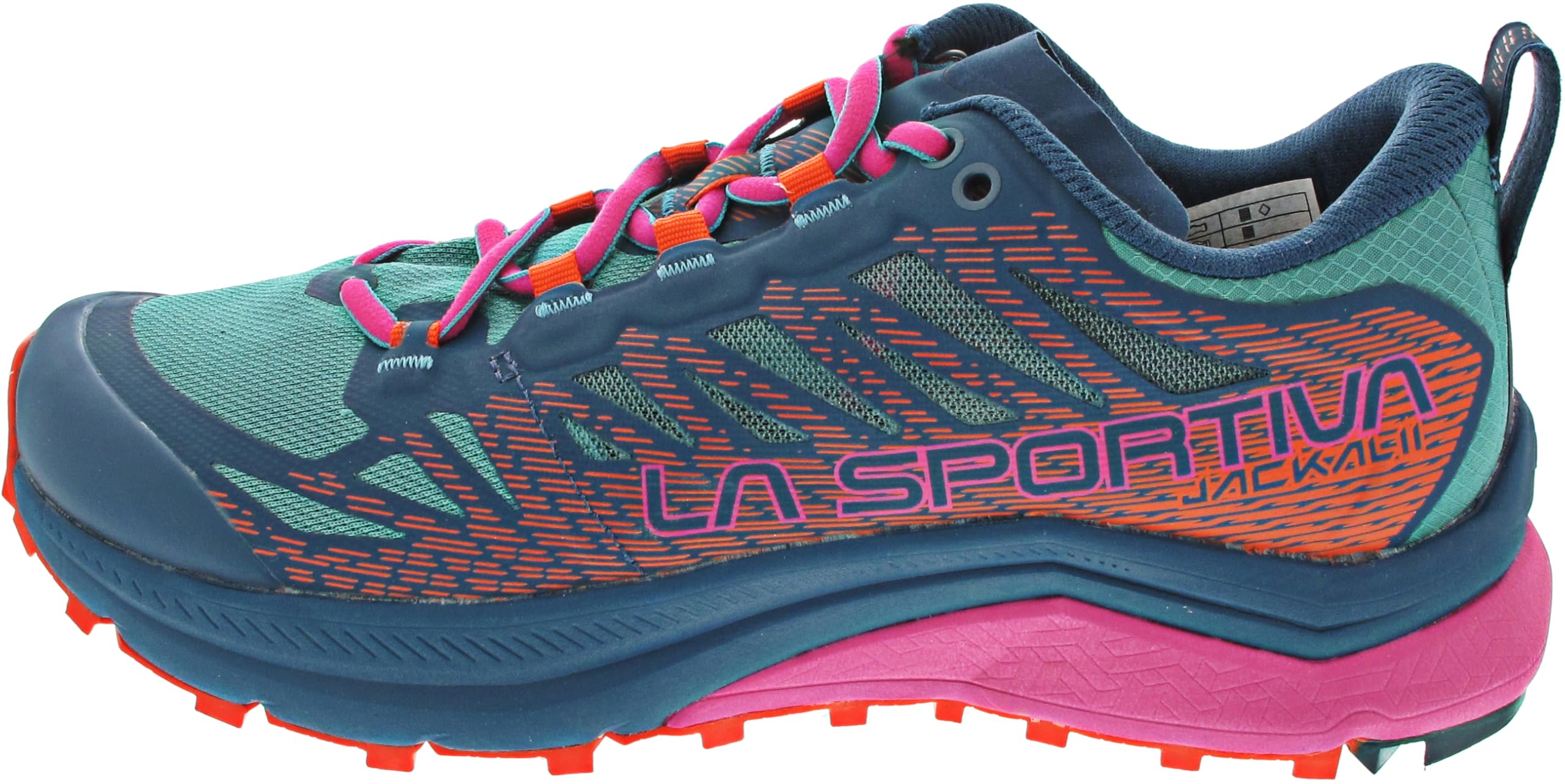 La Sportiva Jackal II Woman Storm Blue/​Lagoon, Scarpe da Trail Running Donna, Storm Blue Lagoon, 38 EU