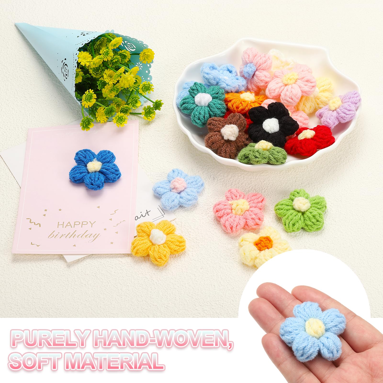 PATIKIL Crochet Flowers - Image 4