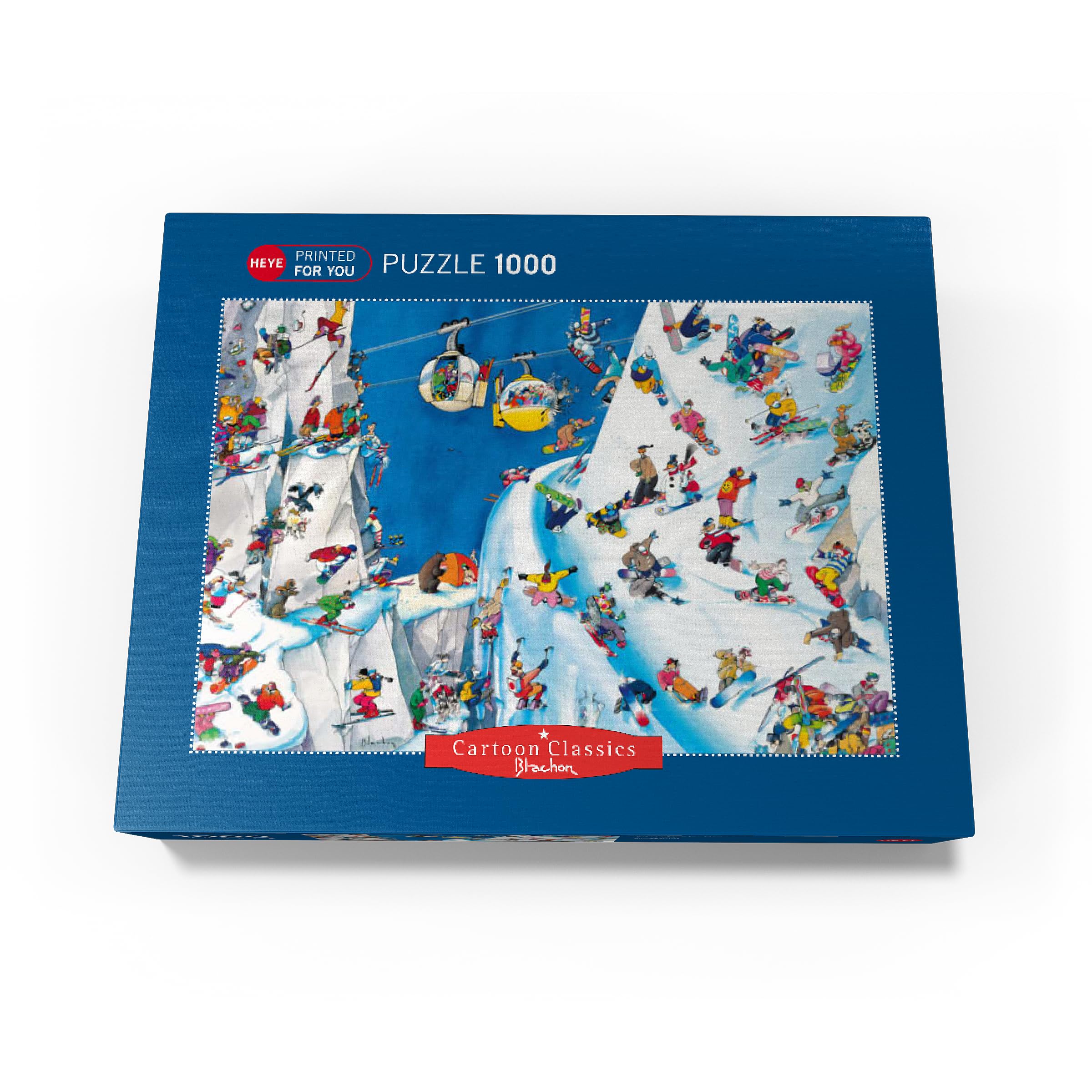 MyPuzzle 1000 Piece Jigsaw Puzzle - Blachon Cartoon Classics, Premium Quality, Made In USA - View #14