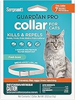 Vista 2 de Sergeant's Guardian Pro - Collar para gatos pulgas y garrapatas, 1 unidad