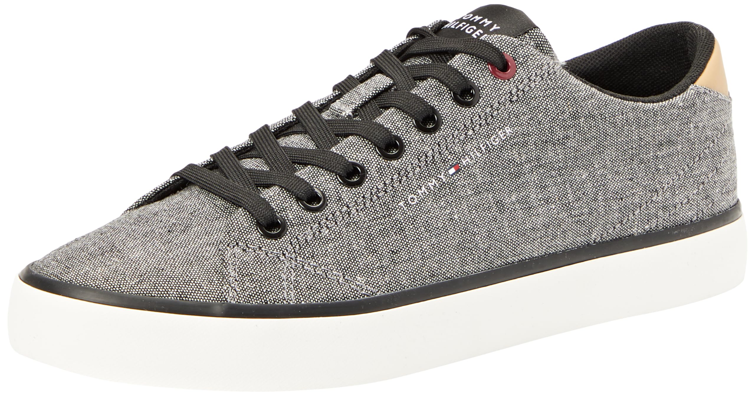 Tommy Hilfiger Zapatillas Sneaker para Hombre, Blanco (Calico), 41