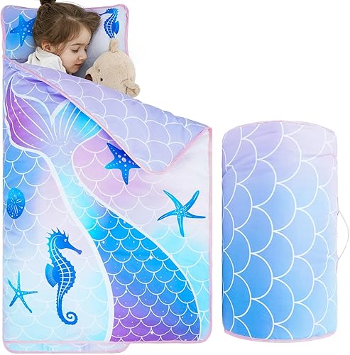 Alfombrillas de unicornio para siesta preescolar tapete para siesta para niñas niños guardería regalos de jardín de infantes para nieta sobrino hija