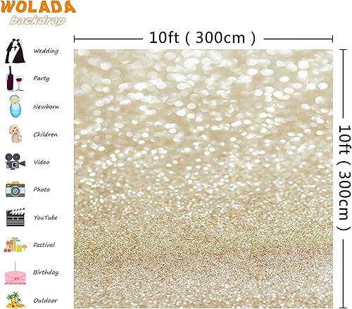 Miniatura 8 de WOLADA Telón de fondo rosa con purpurina para fotografía Bokeh, telón de fondo plateado brillante para pared, 5 x 7 pies, 12617