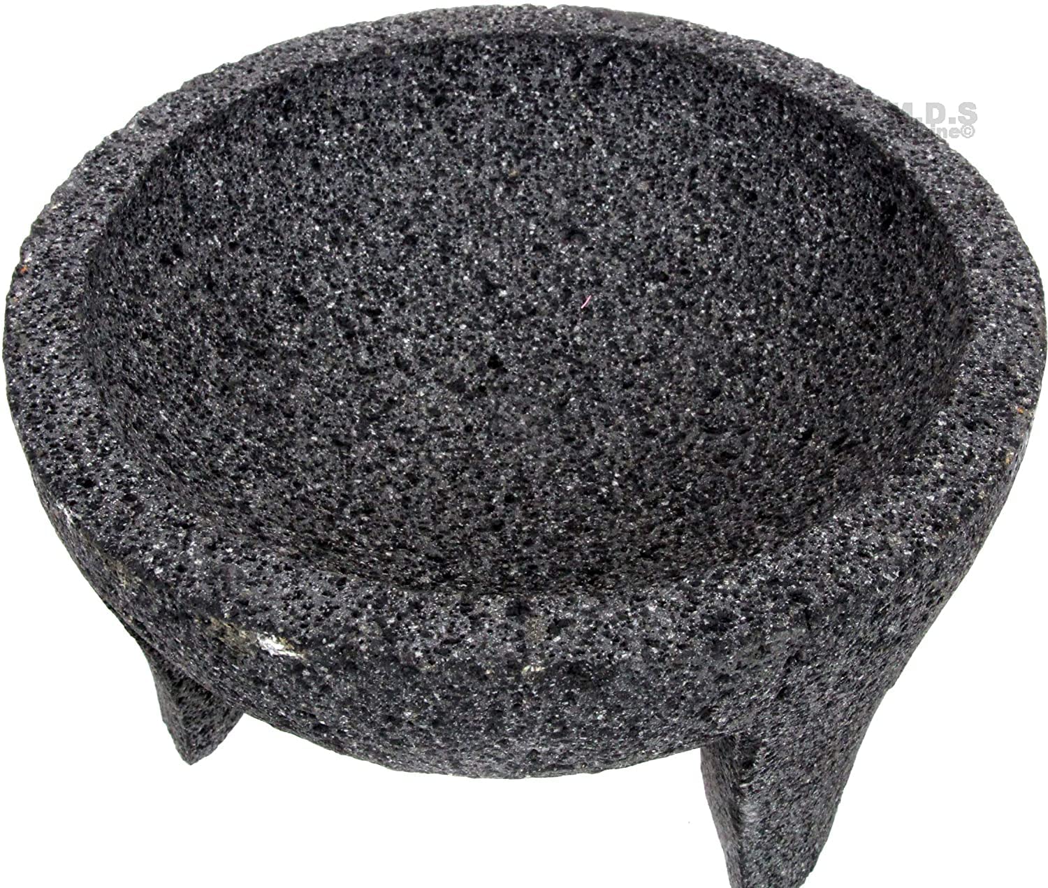 Molcajete Mörser & Stößel Salsera Salsa Guacamole Tejolote Lavastone Azteken Mayan Toltec Vulkangestein Antiker traditioneller Prepanischer Antiker Schleifstein Metlapil Schüssel