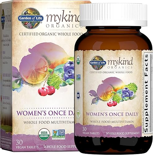 Miniatura 1 de Suplemento multivitamínico orgánico Garden of Life para mujer tabletas múltiples una vez al día hhh-kyyy-tra-rat8289 30 1 1