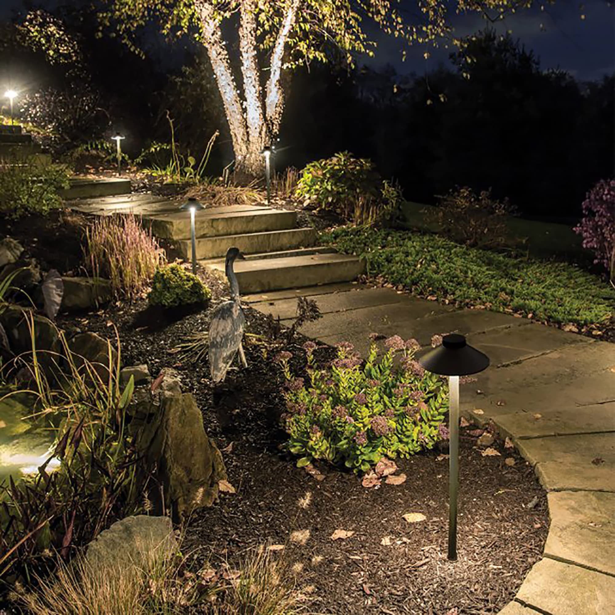 WAC Landscape Lighting, Tiki 22in LED 12V Path and Area
