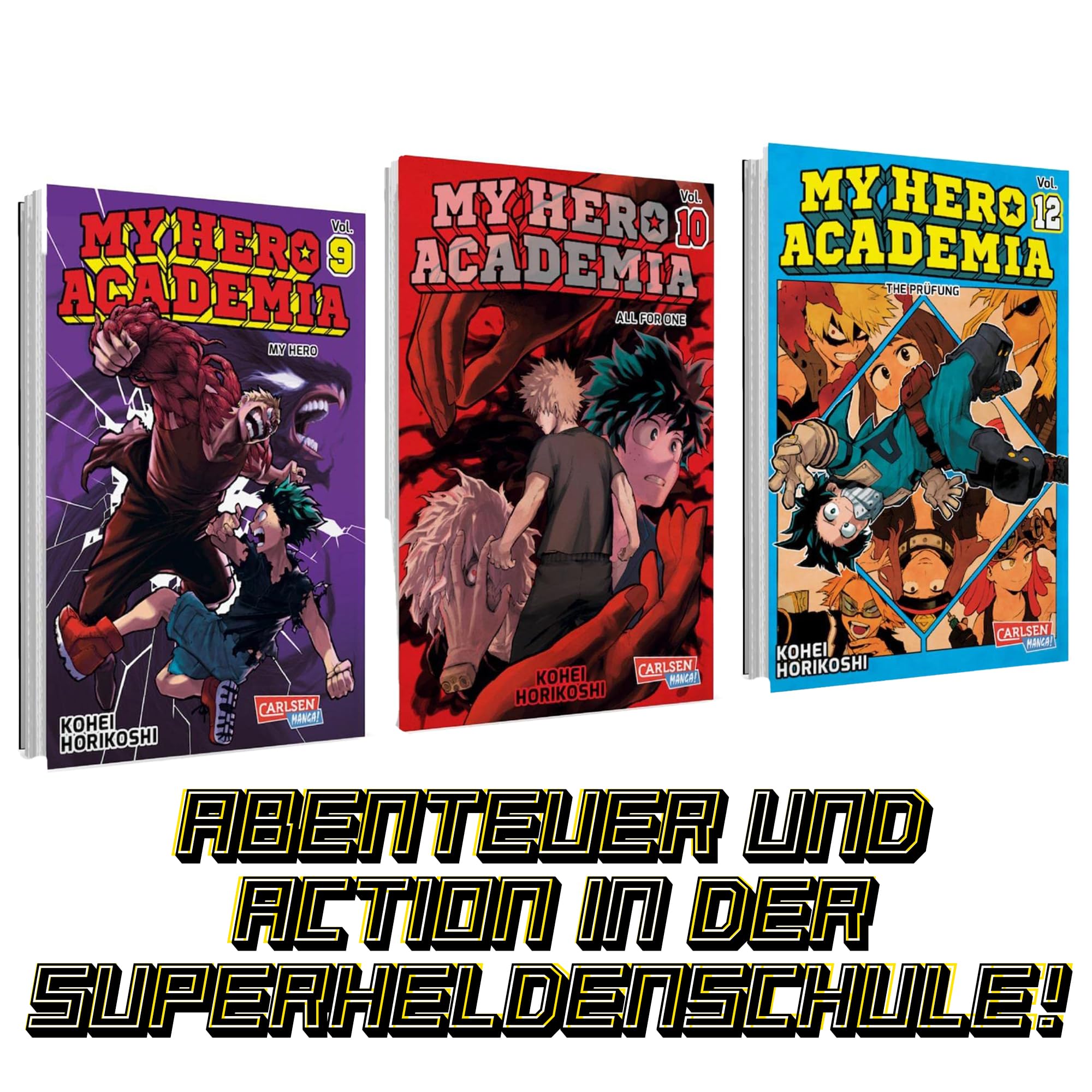 My Hero Academia Manga Box Set (Bände 8–14) – Offizielle Shonen Jump Edition auf Deutsch - MHA Komplettsammlung Teil 2 - Inkl. exklusivem Comic-Lesezeichen - Anime & Manga für Sammler & Fans