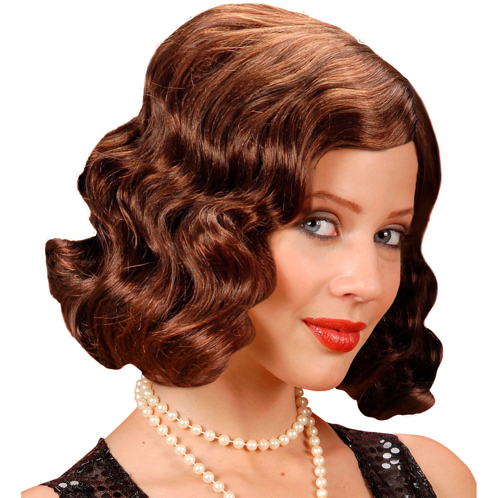 W WIDMANN MILANO Party Fashion - Parrucca Golden Twenties, anni '20 e '30, Charleston, Flapper, Carnevale