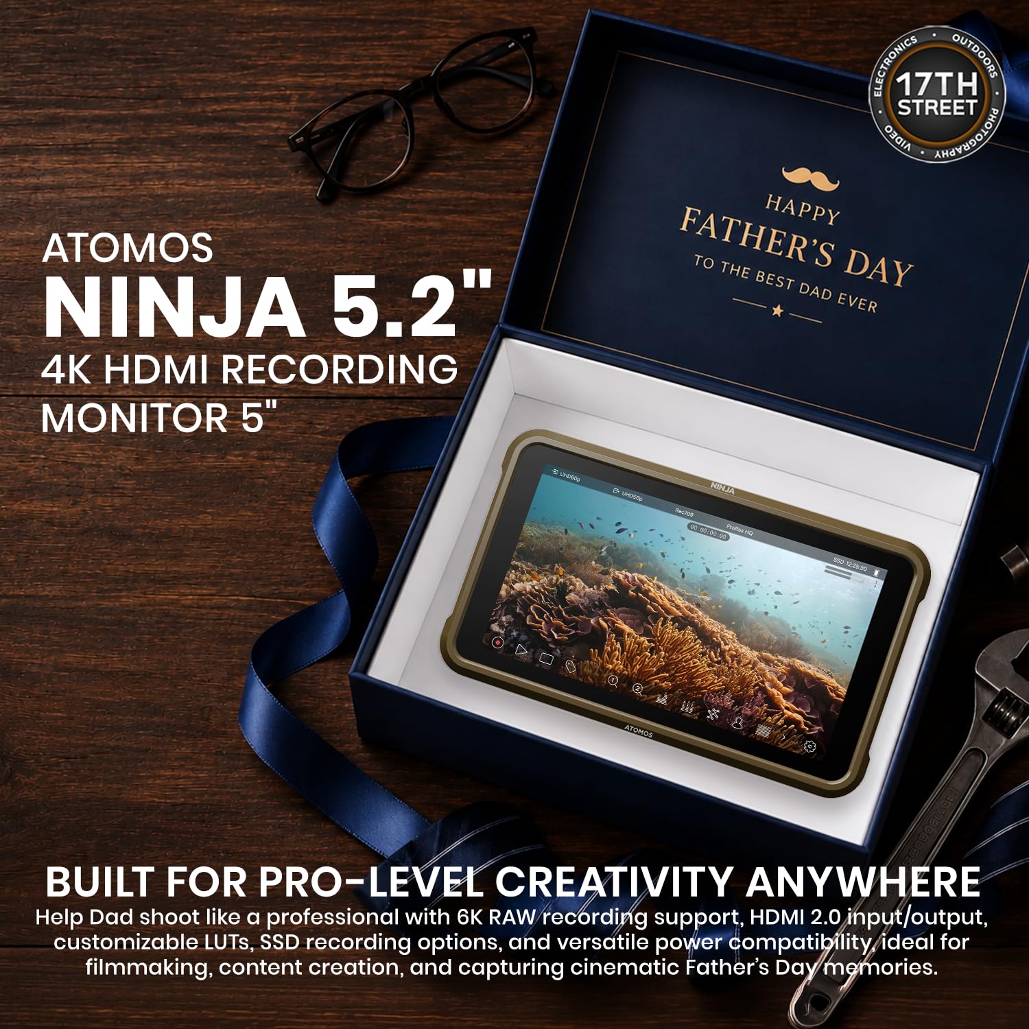 Amazon.co.jp: Atomos Ninja 5.25インチ 4K HDMI録画モニター 5インチ 