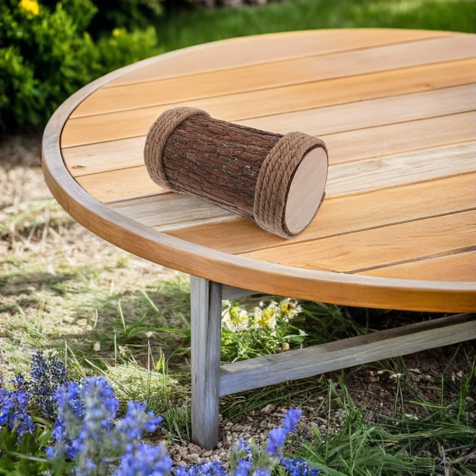 LIFKOME Realistischer Baumstumpf Dekoration Hohler Wetterfester Deko Baumstamm 15cm X 30cm mit Künstlicher Rinde für Rustikale Hochzeitsdeko Teelichthalter Fotorequisiten