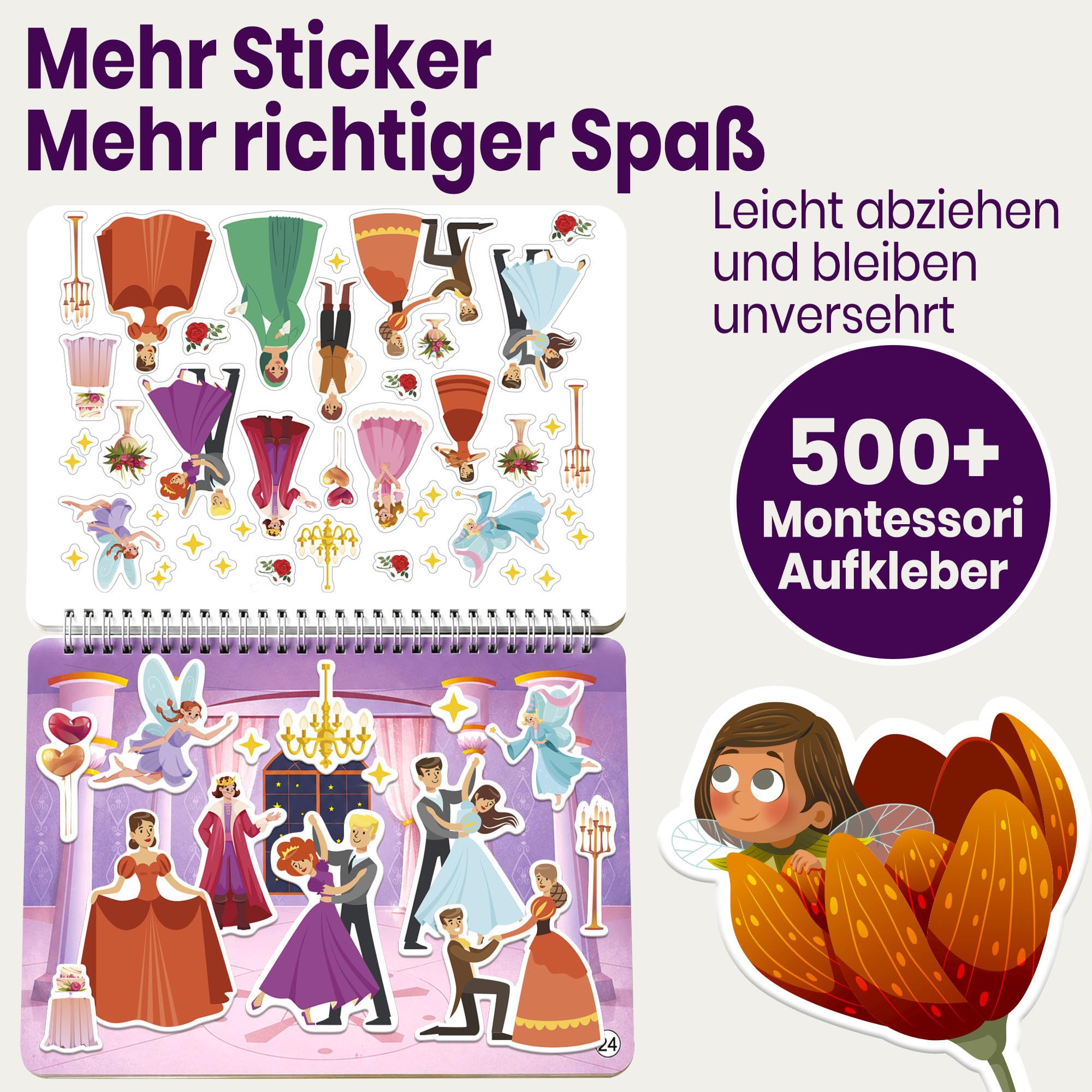 Stickerbuch für Kinder ab 3-5 Jahren - Märchen – Ansicht 2