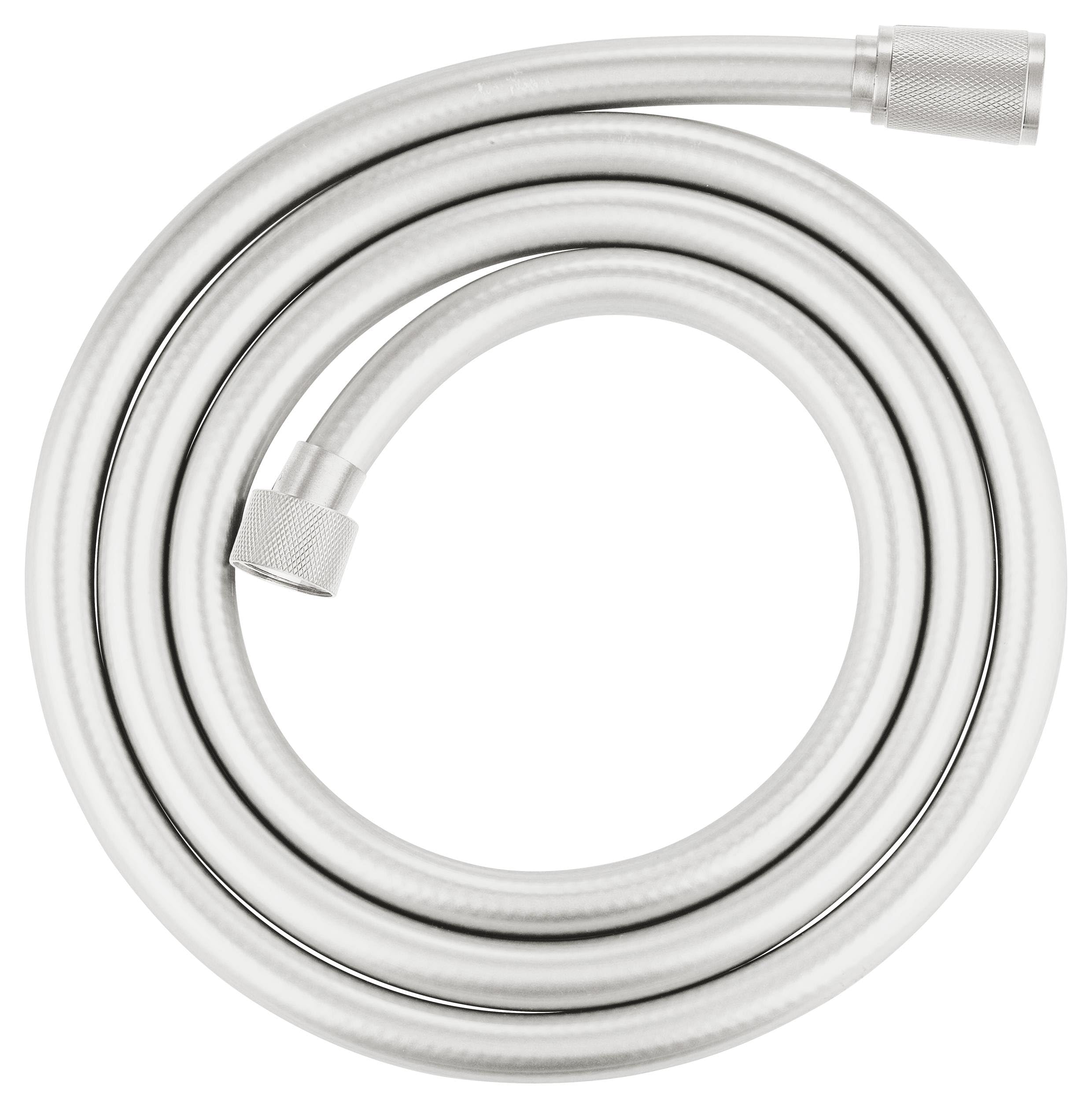 Grohe Supersteel Silverflex Shower Hose With Twist-Free Action (1.75M, Tensile Strength 50Kg, Pressure Resistance Up To 5 Bar, Heat Resistance 70°C, Universal Connection G 1/2" X 1/2"), 28388Dc1