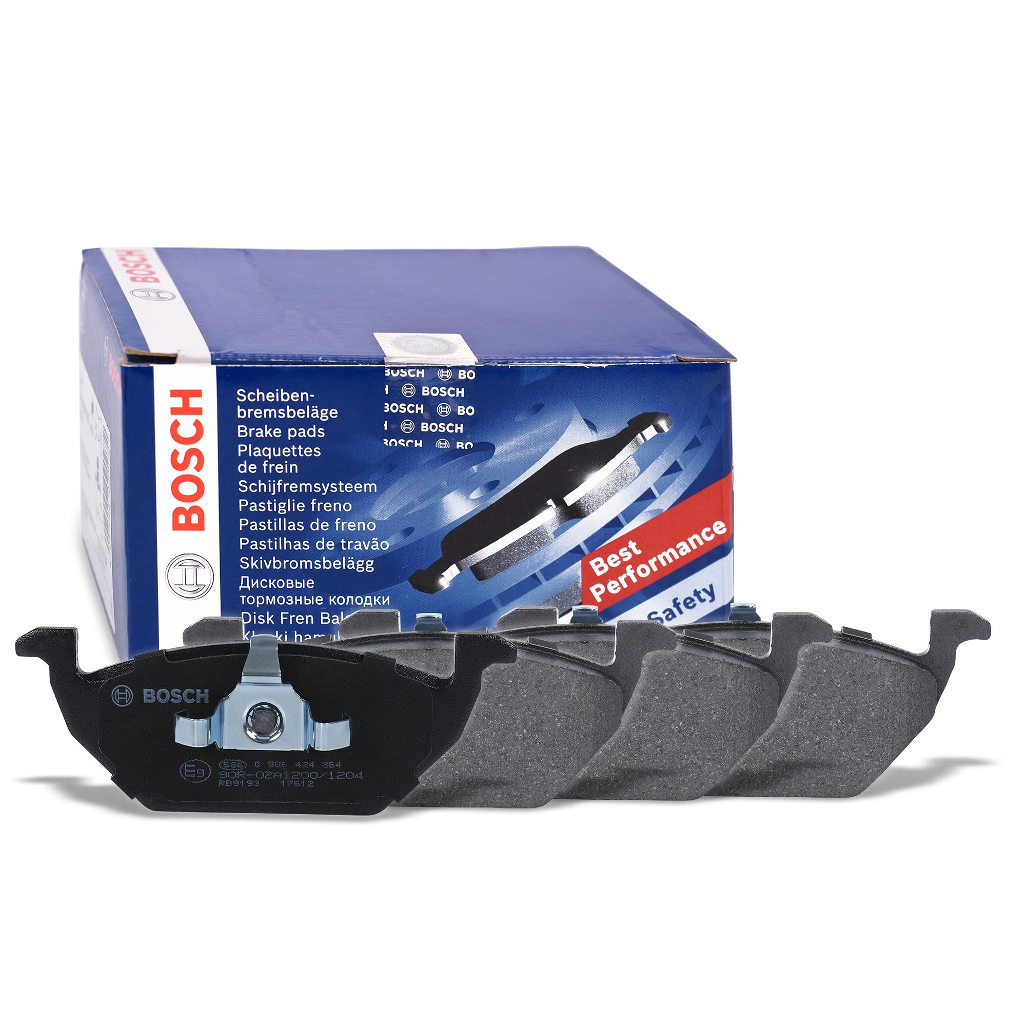 Bosch Bremsenset Vorderachse inkl. Bremsscheiben Vorne Ø 255,9 mm Belüftet | Kompatibel mit: SEAT Mii, SKODA CITIGO, E-CITIGO, VW LOAD UP, UP!