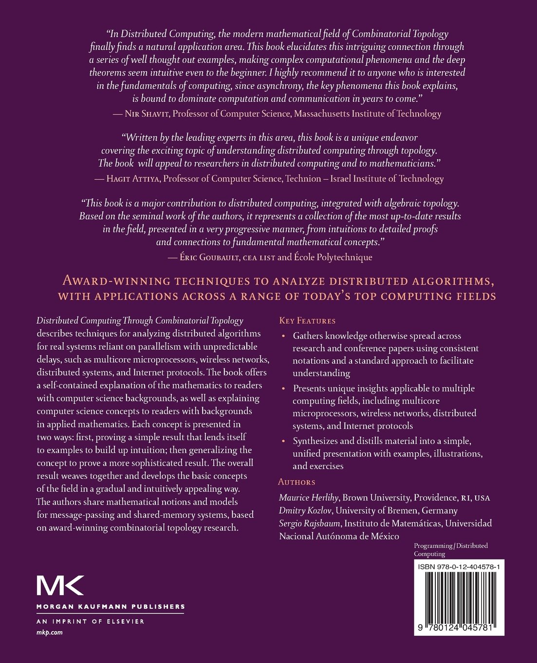 Distributed Computing Through Combinatorial Topology
