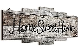 Jetec Home Sweet Home Sign - Country Kitchen Decor