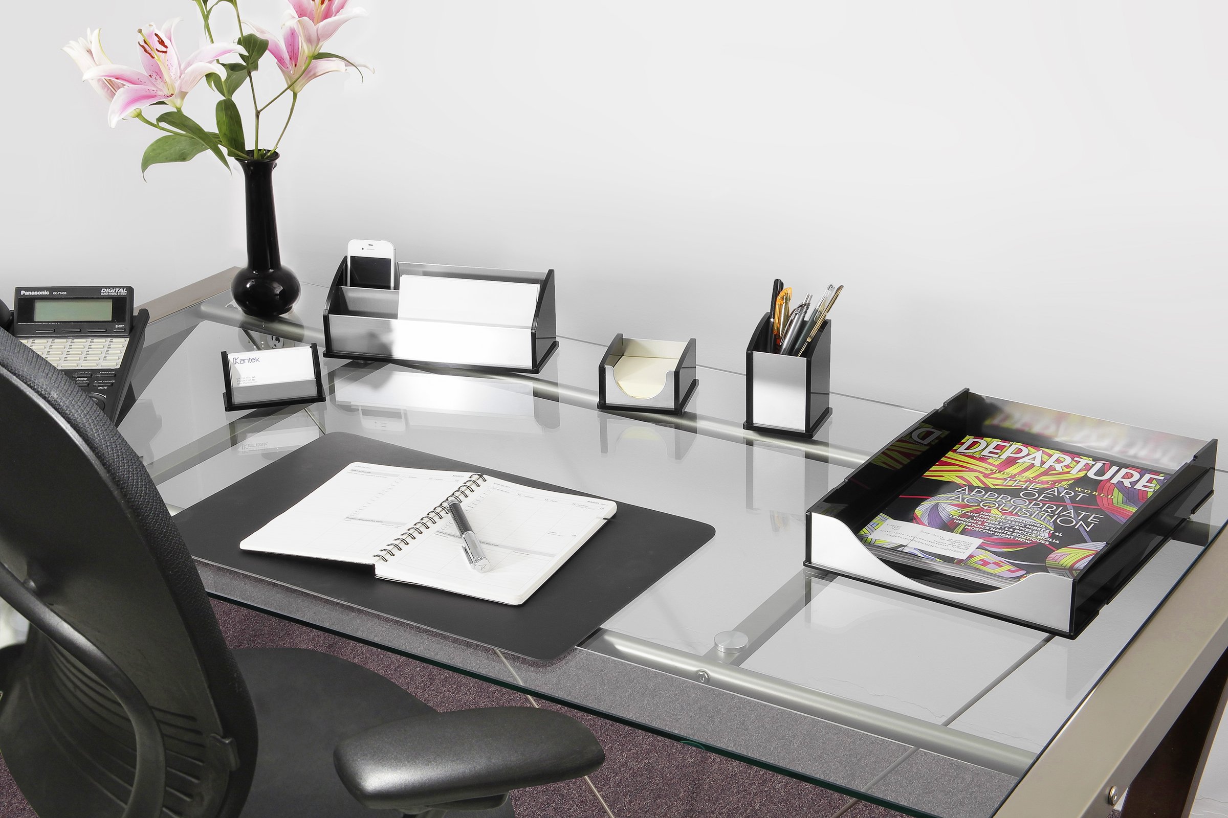 Kantek Briefablage Aus Acryl Und Aluminium - Elegante Ablage Für Dokumente
