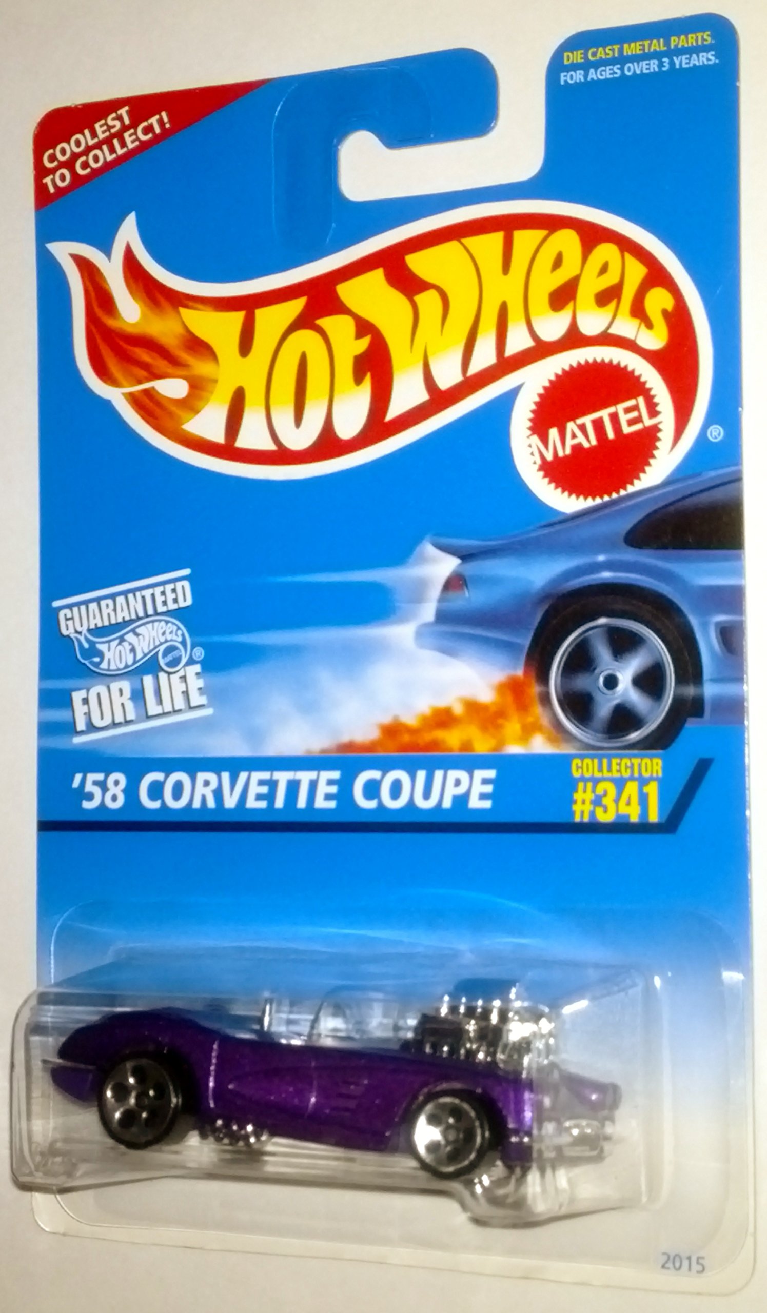 Amazon.com: Hot Wheels 1997 '58 Corvette Coupe 5 dot rims