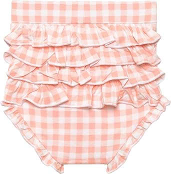 Posh Peanut Two Piece Set - Short Sleeve Peplum Top & Shorts Set - Breathable Viscose from Bamboo Baby Girl Outfits